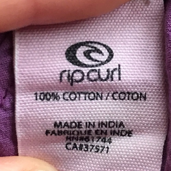 SOLD 🖤 RIP CURL 〰️ COTTON TIE DYE OMBRÉ TOP - Picture 8 of 8